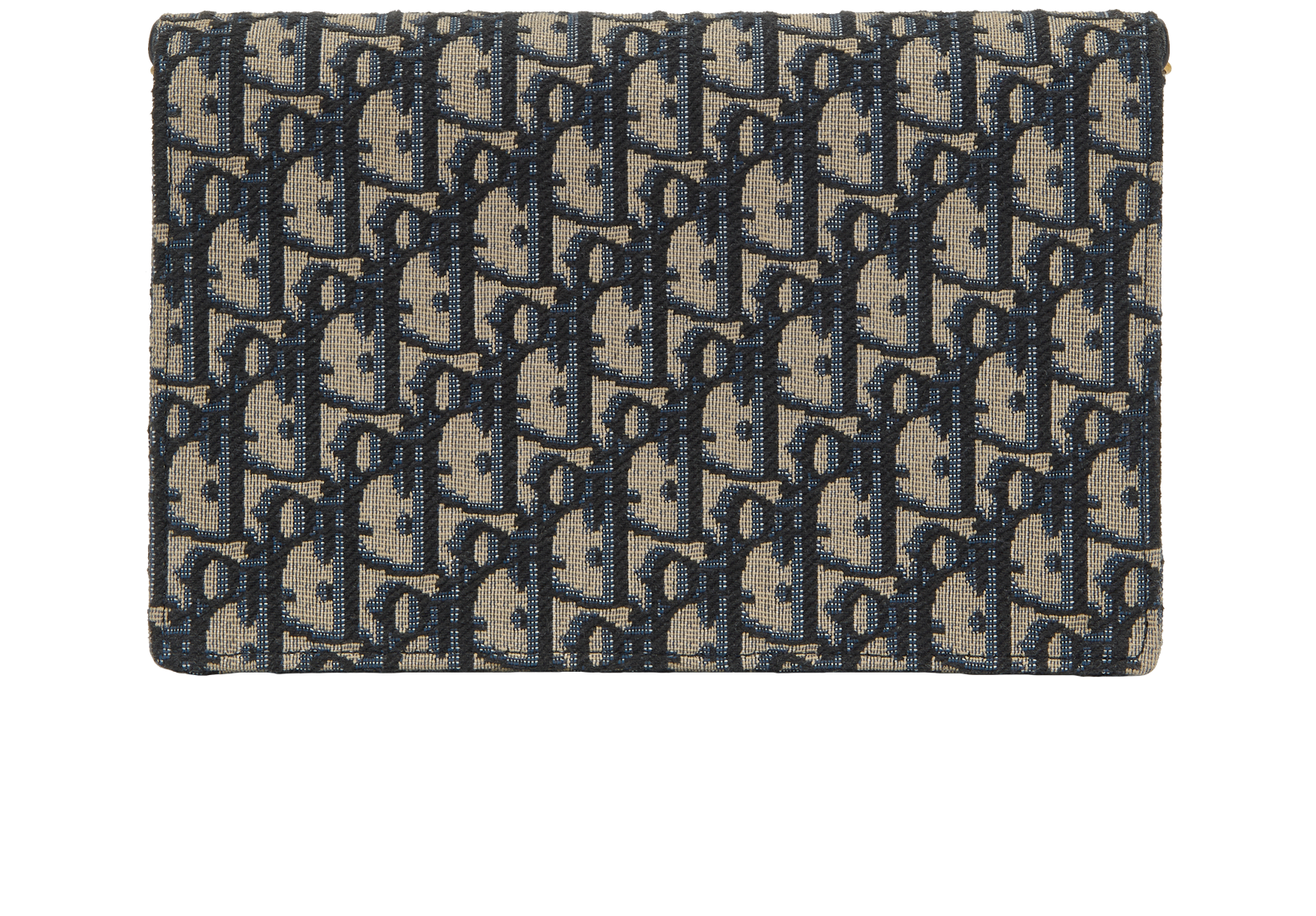 Medium Saddle Pouch With Chain, &pound;850, Handbags, Navy, Canvas, Back view